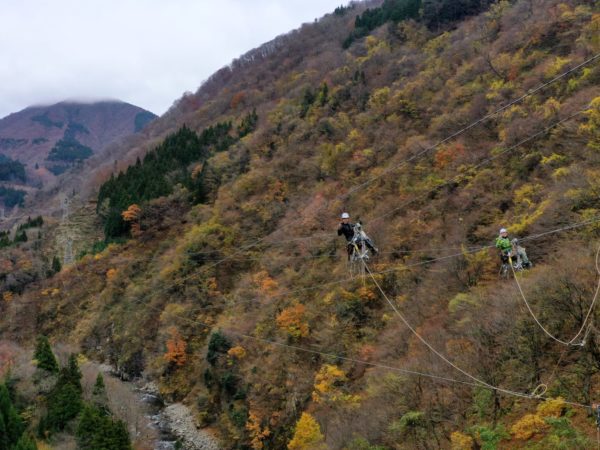 上打波線電地線張替工事