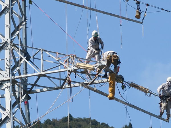 小和清水線鉄塔建替工事